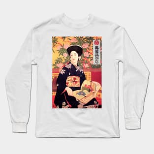 Japanese Department Store Advertisment by Goyo Hashiguchi Vintage Long Sleeve T-Shirt